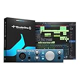 PreSonus AudioBox iOne, Audio-Interface, USB und iOS/iPad, für Aufnahme, Streaming, Podcasting, mit Software-Bundle inklusive Studio One Artist, Ableton Live Lite DAW