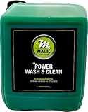 Magic Auto Detail - Power Wash & Clean, 5L, Flüssigwaschmittel, 5 verschiedene Duftsorten, für weiße und bunte Wäsche (Ocean Breeze)