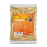 STEINER's Low Carb High Protein Semmelbrösel | Nur 5,2g Netto-Kohlenhydrate & 38,9g Eiweiß pro 100g | Ballaststoffreich | Paniermehl Alternative für knusprige Panaden | 1x 400g