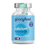 Calcium Tabletten 800 mg + Vitamin D3 1000 I.E. - Kalzium aus Calciumcarbonat Hochdosiert - D3 zur Unterstützung der Calcium-Aufnahme* - 180 Tabletten für 3 Monate - Laborgeprüft, ohne Zusätze