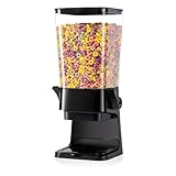 PLATINUM GOLD Müslispender - Snackspender- Cereal Dispenser, Cornflakes Spender - perfekt für Süßigkeiten und Trockenfutter, 5,5 l Bonbonspender (1)