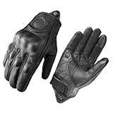 WANGSHAOWEI Motorradhandschuhe Motorradhandschuhe Herren Damen Moto Radfahren Winterhandschuh Motorrad Motocross Motor S-3XL XXL Fahrradschutz Motorrad Handschuhe(Non Perforated,XXXL)