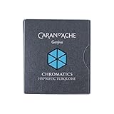 Caran d'Ache Tintenpatronen Chromatics 6 Stück Hypnotic Turquoise, Hypno Türkis