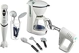 Braun Theo Klein 9625 Combo-Set I Wertige Spielküchengeräte: batteriebetriebene Kaffeemaschine, Hand- und Stabmixer inkl. Zubehör I Maße: 58,5 cm x 12,5 cm x 28 cm I Spielzeug für Kinder ab 3 Jahren