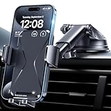 BIPOPIBO Handyhalterung Auto [Super Saugnapf] Handy Halterung Auto Universal Handyhalter Auto 360° Drehbar kfz Handyhalterung Armaturenbrett Handy Halter Auto für iPhone Android Smartphone