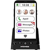 swissvoice G50 schwarz, Senioren-Smartphone