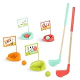 B. toys Mini Golf Set Spielzeug für Kinder aus Holz – Holzspielzeug Golfschläger und Golfbälle – Indoor und Outdoor Spielzeug für Mädchen und Jungen ab 3 Jahre