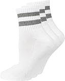 Nur Die Damen Damen Sport Kurzsocken 3er Pack Socken, Weiß, Einheitsgröße EU