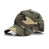 Durio Baseball Cap Kids Unisex Jungen Mädchen Mütze Kinder Kappe Hut Snapback Cap Baseballkappe für 3-8 Jahre Alt Armeegrün Camouflage Einheitsgröße