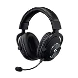 Logitech G PRO X Gaming-Headset, Over-Ear Kopfhörer mit Blue VO!CE Mikrofon, DTS Headphone:X 7.1, PRO-G 50mm Lautsprechern, 7.1 Surround Sound für Esport Gaming, PC/PS/Xbox/Nintendo Switch - Schwarz