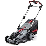 IKRA Bosch 36V Akku 3in1 Rasenmäher Mulchmäher IB-LM 43, Rasenflächen bis 600m², Schnittbreite 43cm, Schnitthöhe 30-75mm, ohne Akku & Ladegerät