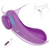 Butterflies Vibrator mit Fernbedienung, Meeteel G Punkt und Klitoris Stimulation Sexspielzeug mit 7 Vibrationsmodi Leise & Superleicht Klitoris Vibrator Sex Spielzeug für Paare,Frau