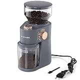 Electric coffee Grinder - Silver Brushed Rosegold