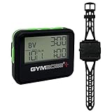 Gymboss Plus Intervall Timer und Stoppuhr Uhrenarmband - Bundle (SCHWARZ/GRÜN SOFTBESCHICHTUNG)