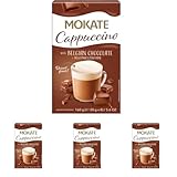 MOKATE® Cappuccino Chocolate | 160g Geschmack: Belgische Schokolade | Instantkaffee Kaffeegetränk Instantkaffee Samtig und Aromatisch Cremiger Getränk Getränkepulver aus löslichem Bohnenkaffee