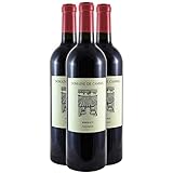 Bordeaux Rotwein 2019 - Domaine de Cambes - g.U. - Bordeaux Frankreich - Rebsorte Merlot, Cabernet Franc - 3x75cl