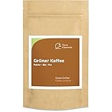 Terra Elements Bio Grüner Kaffee Pulver, 200 g I Coffea arabica I Aus ungerösteten Kaffeebohnen I 100% rein I Vegan I Rohkost