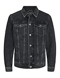 JACK & JONES Herren Jjijean Jjjacket Mf 255 Noos, Black Denim, L EU