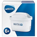 BRITA Wasserfilter-Kartusche MAXTRA+ 6er Pack – Kartuschen für alle BRITA Wasserfilter zur Reduzierung von Kalk, Chlor & geschmacksstörenden Stoffen im Leitungswasser