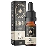 ASCINADOR CBD ÖL 20% - Cannabis mit 20 Prozent Cannabidiol aus Blüten - Exquisite Hanföl Aromen: pur und hochdosiert - 10ml