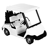 SKISUNO Golfwagenmodell Golftaschen-Organizer Netz Geschirr Zubehör Golfwagen Spielzeug Golfwagen Dekoration Autos babyspielzeug Golfwagen-Spielzeug Golfdekorationen für Partys Legierung