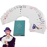 Magier-Karten-Deck | Einfacher Zaubertrick für Zauberer | Magic Show Back to Know The Cards Ideales Geburtstags Anfänger und professionelle Zauberer