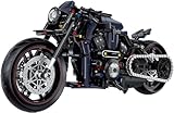 JUCYJULY Technik Motorrad Bausteine für Harley Night Luther, 623 Klemmbausteine Technik Supermotorrad Modellbausatz, MOC Rennen Motorrad Modell Bausatz Superbike Spielzeug Geschenk