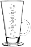 GLÜHWEINGLÄSER 6er Set - 265ml Glas für Glühwein mit Lasergravur (6)