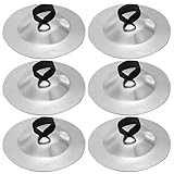 MILISTEN 6Pcs Finger Becken Bauchtanz Finger Becken Messing Zimbeln Finger Musical Instrument für Tänzerin Ball Party Silber