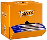 BIC Kugelschreiber Set Cristal Original, in Blau, Strichstärke 0,4 mm, 150er Pack, Ideal für das Büro, das Home Office oder die Schule