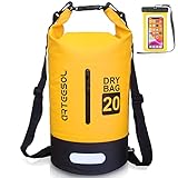 Blackace arteesol Dry Bag wasserdichte Tasche 5L/10L/20L/30L Wasserfester Beutel Packsack mit Langen Doppeltem Verstellbarer Schulterriemen für Schwimmen Bootfahren Kajak Wassensport Treiben