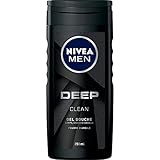 Nivea Men Deep Clean Duschgel für Körper, Gesicht & Haar – Die Flasche mit 250 ml