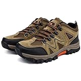 BXCZEDW Herren Orthopädische Wanderschuhe Herren Atmungsaktiv Leicht Bequem Wanderschuhe Outdoor Trekking Arbeitsschuhe, braun, 38 2/3 EU