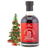 Hallingers Winter Balsamico Frohes Fest 3% Säure - Aromatischer Winter Balsamico zu Weihnachten als Geschenk zur Weihnacht, Essigzubereitung (Glas) - Adventskalender Neuheiten & Adventskalender befüll