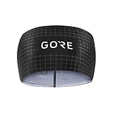 GORE WEAR Unisex Stirnband Grid, Einheitsgröße, Schwarz/Anthrazitgrau