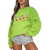 Weihnachtspullover Damen, Pullover Damen Christmas Sweater Pullunder Damen Black Friday Angebote 2024 Ab Wann Weihnachtspullover Damen Lustig Winterpullover Damen Ugly (A02,XL)