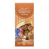 Lindt Schokolade - FIORETTO Minis Mischung | 115 g | Ca. 10 Vollmilch Pralinen in den Sorten Marzipan, Cappuccino und Nougat, alkoholhaltig | Pralinengeschenk | Schokoladengeschenk