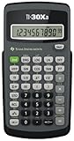 Texas Instruments TI-30 XA Schulrechner (Einzeilig, 10-Stellen, Batteriebetrieb) Grau