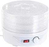 Rosenstein & Söhne Obst Trockner: Kompakter Dörrautomat DH-25.k mit 5 Dörr-Einsätzen, 245 Watt (Dehydrator)