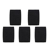 OUCRIY 5PCS Schwimmbad Filter Schwamm PU Schwamm Schwarz Wiederverwendbare Waschbar Zylindrische Simming Pool Filter Schaum für Pool Pumpe (Kleine Größe)