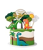 Dinosaurier Geburtstag Kuchen Dinosaurier Kuchenaufsatz Tortendeko Kuchen Topper für Kinder Junge