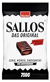 SALLOS das Original im großen Vorteilspack – Lakritz-Bonbon mit Kräutern, aus natürlichem Süßholzsaft, würziges Lakritz, vegan, im Vorrats-Pack, 750 g