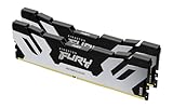 Kingston Fury Renegade DDR5 Silber/Schwarz XMP 32GB 6000MT/s CL32 DIMM Desktop Gaming Speicher (Kit of 2) - KF560C32RSK2-32