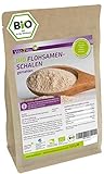 Bio Flohsamenschalen gemahlen 99% Reinheit - 1kg - indisches Flohsamenschalen-Mehl - Ideal zum Backen - 1000g - Premium Qualität