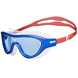 arena The One Mask Junior Anti-Fog Schwimmbrille für Kinder, Schwimmmaske mit Großen Verspiegelten Gläsern, UV-Schutz, Selbstjustierender Nasensteg, Orbit-Proof Dichtungen