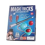 Magic Set, Magic Set for Kids, Magician Wand Set, Magic Tricks Props Accessories, Interactive Magic Kit with Instructions for Boys and Girls, Motor Skills Development, Fun Learning Toy for Kids