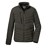 Killtec Herren kow 63m qltd jckt Steppjacke Jacke in Daunenoptik mit Stehkragen, grünanthrazit, XL EU