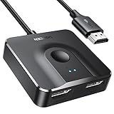 UGREEN HDMI Switch 4K 60Hz HDMI Splitter 2 in 1 Out oder 1 in 2 Out HDMI Verteiler Bidirektional HDCP 2.2 3D HDR CEC für PS5/4, Xbox, TV Stick, TV Box, TV, PC, Monitor, Projektor usw.