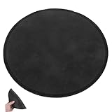 DIYEAH rundes Mauspad Gaming Mouse pad mouspadsgaming Mauspad mit abgerundeten Kanten Mauspad für Tablet kreisförmige Matte kleines rundes Mousepad Kreis-Mauspad Mauspad aus Gummi Black