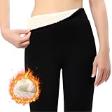 Comfyouth Thermoleggings Mädchen Winter Dicke Gefütterte Thermo Leggings Kinder Baumwolle Warme Winterhose für Mädchen 110-160